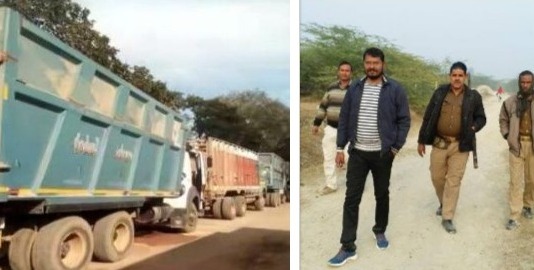 Photo of एसडीएम ने पकड़े खनन के 47 ट्रक, पुलिस ने कराए हिरासत से 30 गायब