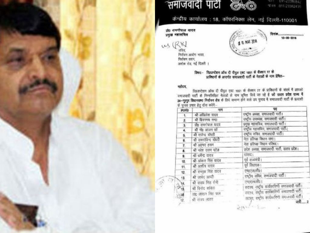 Photo of नूरपुर उपचुनाव के लिए सपा की प्रचारकों की सूची से शिवपाल का नाम गायब